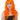 WESTBAY - Long orange burlesque wig for women – premium curly wig for cosplay, cabaret, or Halloween costumes - Party Shop