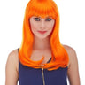 WESTBAY - Long orange wig for women – premium cosplay and Halloween wig with vibrant or copper tone - Party Shop