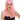 WESTBAY - Long burlesque pink wig for women – premium curly cosplay and cabaret wig- Party Shop