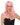 WESTBAY - Long burlesque pink wig for women – premium curly cosplay and cabaret wig- Party Shop