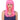 WESTBAY - Long pink wig for women – premium cosplay and Halloween wig in pastel or vibrant pink - Party Shop