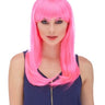 WESTBAY - Long pink wig for women – premium cosplay and Halloween wig in pastel or vibrant pink - Party Shop
