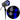 SUNSTAR INDUSTRIES - Lumière Projecteur - Tourbillon De Neige Bleu - Party Shop