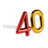 Amscan - Lunette Amusantes - 40 Ans - Party Shop