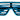 studio Halloween - Lunettes À Obturateur Bleu Et Aqua - Party Shop