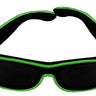 studio Halloween - Lunettes Lumineuse Rae Band Lime - Party Shop