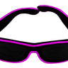 studio Halloween - Lunettes Lumineuse Rae Band Mauve - Party Shop