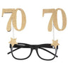 Santex - Lunettes Pailletées Or - 70 Ans - Party Shop