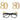 Santex - Lunettes Pailletées Or - 80 Ans - Party Shop