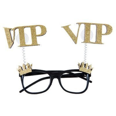 Santex - Lunettes VIP Pailletées Or - Party Shop