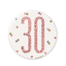 Unique - Macaron 30 Ans - Rose Gold - Party Shop