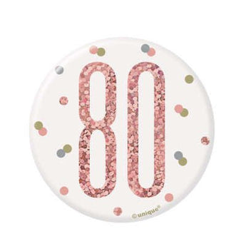 Macaron 80 Ans - Rose Gold Party Shop