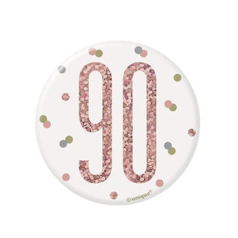 Macaron 90 Ans - Rose Gold Party Shop