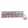 ATTITUDE IMPORTS - Marque Place (6) - Mini Boule De Noël (Étoiles Rose) - Party Shop