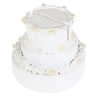 Santex - Marque-Place Gâteau Blanc 4.5 X 5 Cm - Party Shop