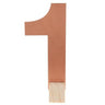 Santex - Marque Table (3X6 Po) - 1 Rose Gold - Party Shop