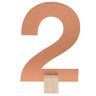 Santex - Marque Table (3X6 Po) - 2 Rose Gold - Party Shop