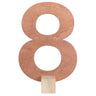 Santex - Marque Table (3X6 Po) - 8 Rose Gold - Party Shop