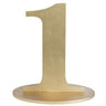 Santex - Marque Table En Bois Or #1 - Party Shop