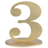 Santex - Marque Table En Bois Or #3 - Party Shop