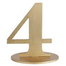 Santex - Marque Table En Bois Or #4 - Party Shop