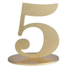 Santex - Marque Table En Bois Or #5 - Party Shop