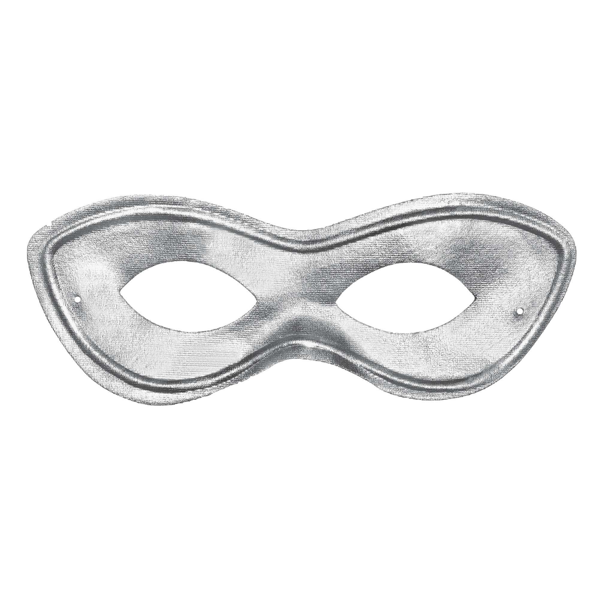 Masque De Super Hero - Argent Party Shop