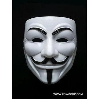 Masque de Vendetta blanc Party Shop