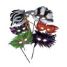 RUBIES - Masque En Plumes Avec Bâton - Party Shop