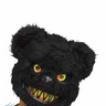 Black killer bear mask for adults – plush and plastic Halloween costume accessory - Funworld - Party Shop