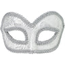 RUBIES - Masque Vénitien - Argent - Party Shop