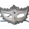 RUBIES - Masque Vénitien - Argent - Party Shop