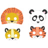 Amscan - Masques De Cartons (8) - Animaux De La Jungle - Party Shop