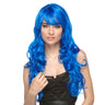 MELROSE dark blue wig for women – long curly premium cosplay and Halloween wig - WestBay - Party Shop