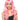 WESTBAY - MELROSE pink wig for women – long curly premium wig for cosplay, Halloween, or fantasy costumes - Party Shop