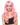 WESTBAY - MELROSE pink wig for women – long curly premium wig for cosplay, Halloween, or fantasy costumes - Party Shop