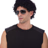 WESTBAY -Michael Jackson curly wig for men – 80s pop star costume accessory - Party Shop