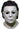 Front view of Michael Myers Resurrection mask from Halloween 8 – Trick or Treat Studios - Party Shop