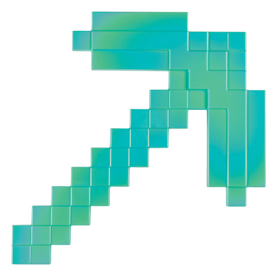 Minecraft Diamond Pickaxe toy for kids – perfect accessory for Halloween costumes or Minecraft-themed parties. Costume not included.