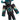 Minecraft Warden inflatable kids costume with battery-powered fan – perfect for Halloween or Minecraft-themed parties (batteries not included).
