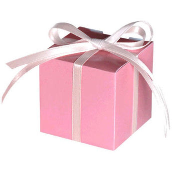 Mini Boites Cadeau (100) - Rose Pâle Party Shop
