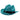 Mini Chapeau De Cowboy - Pailleté Turquoise Party Shop