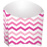 Amscan - Mini Conteneurs À Friandises (24) - Chevron Rose - Party Shop