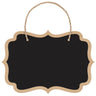 Amscan - Minis Tableaux Avec Ficelle  (8) - Ardoise - Party Shop