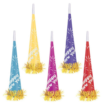 Mirliton Géant Happy New Year 16 Po Couleurs Assorties - Party Shop