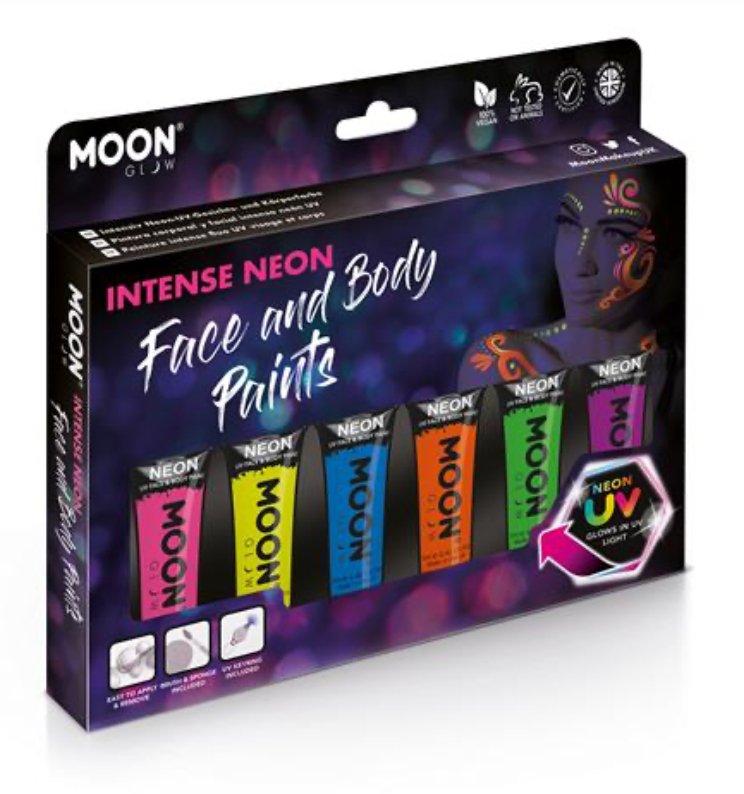 Moon Glow - Paquet De 6 Peinture Pour Le CorpsParty Shop