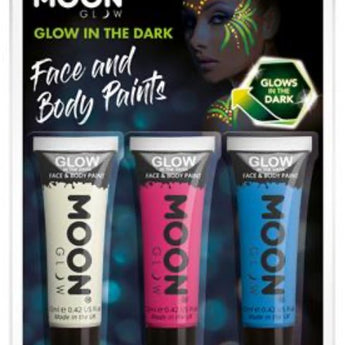 Moon Glow - Peinture Pour Le Corps "Glow In The Dark" - Party Shop