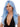 WESTBAY -Dusty blue fantasy wig for women – long Moonlight cosplay wig for Halloween, witch, or fairy costume - Party Shop