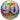 Ballon Mylar 18Po - 90 Ans Confetti