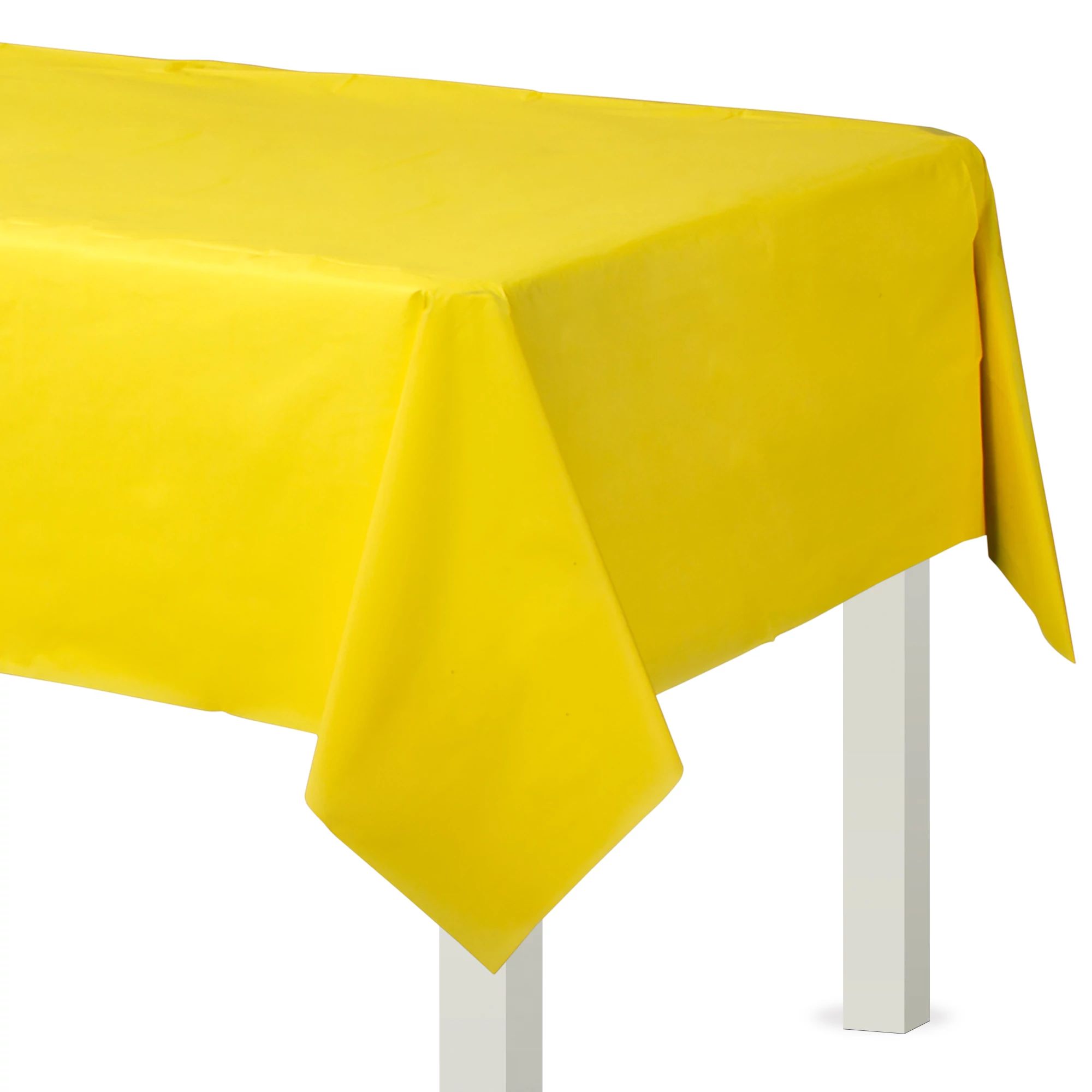 Nappe De Flanelle 54'' X 108'' - Jaune Party Shop